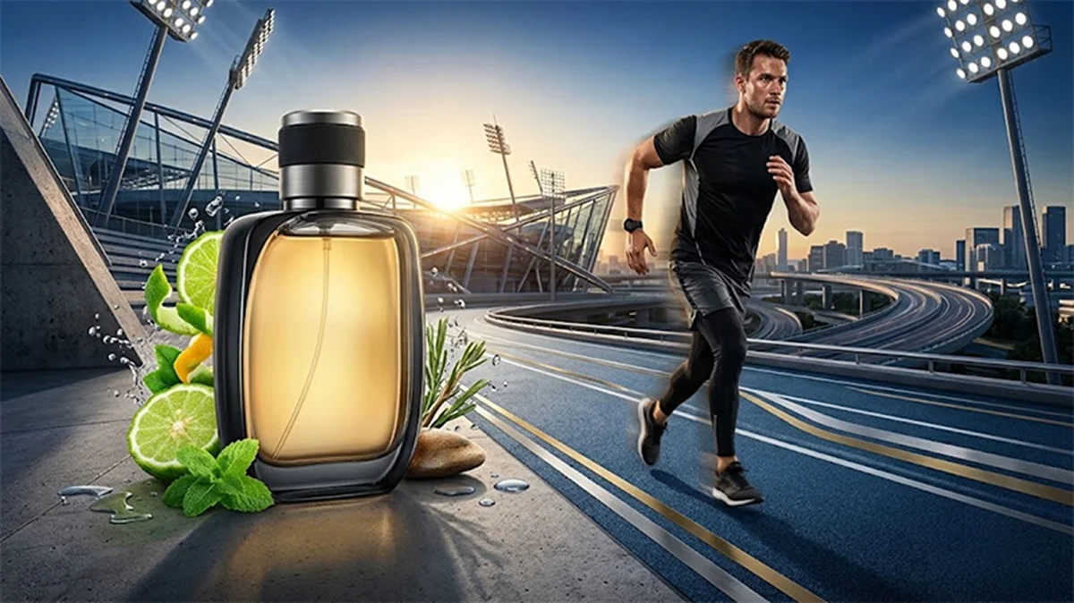 عطر اسپورت با رایحه خنک مناسب استفاده روزانه و محیط کار